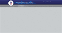 Desktop Screenshot of peakspresbytery.org