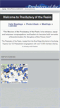 Mobile Screenshot of peakspresbytery.org
